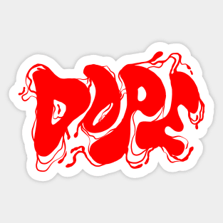 Dope Halloween Design Sticker